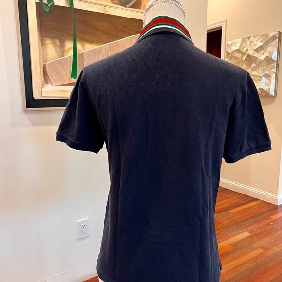 COTTON POLO WITH WEB AND FELINE HEAD Unisex - Picture 5 of 9